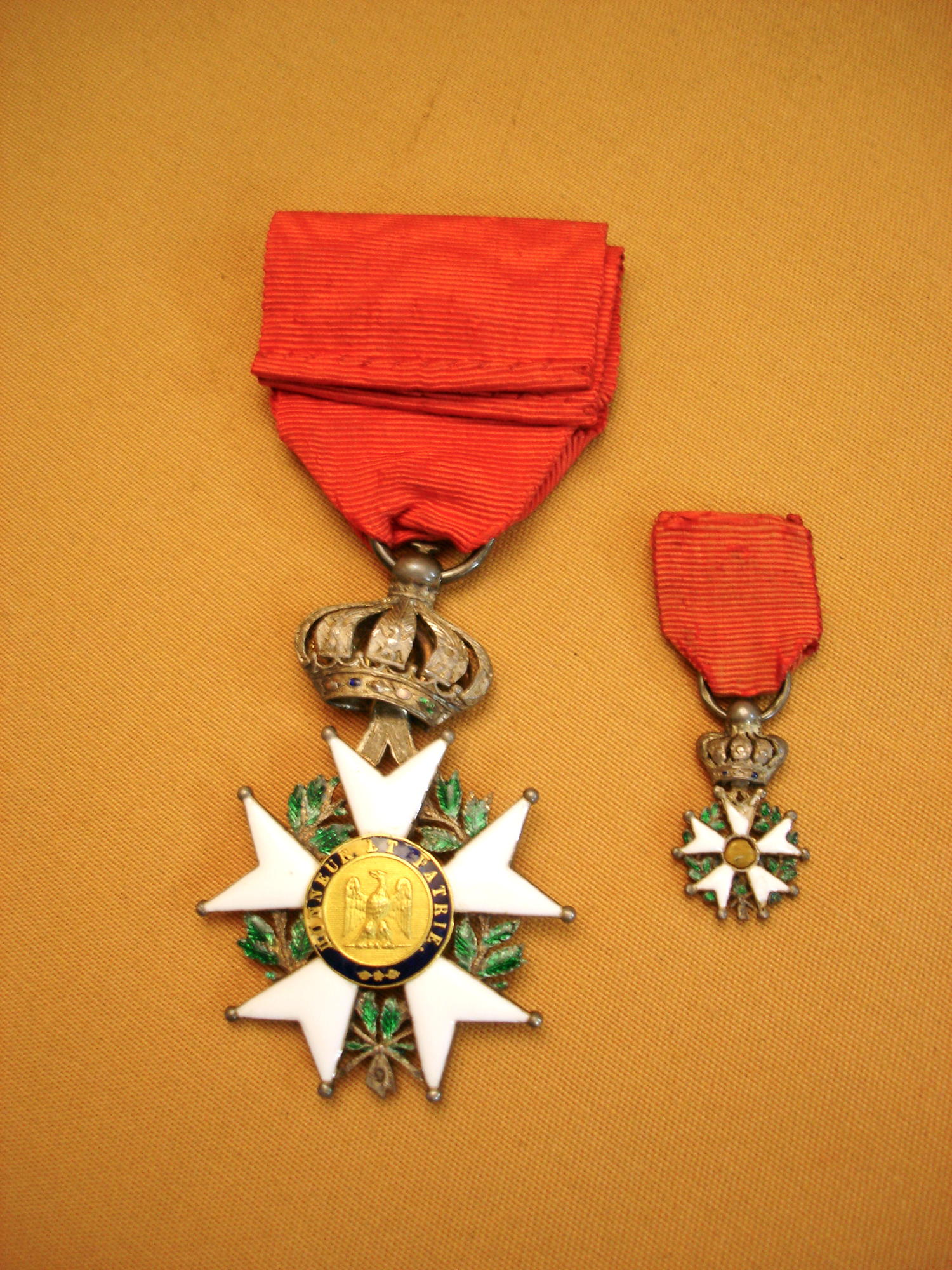 Décoration Croix de chevalier de la légion d honneur II Empire avec