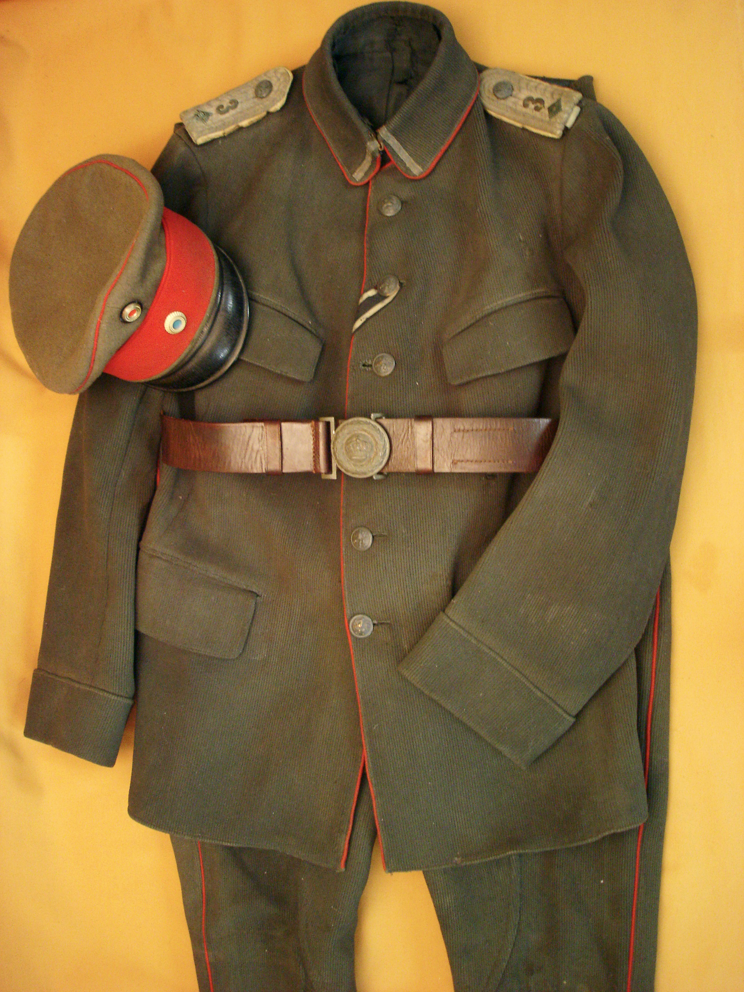 Uniforme feldgrau d'officier Bavarois 1916.
