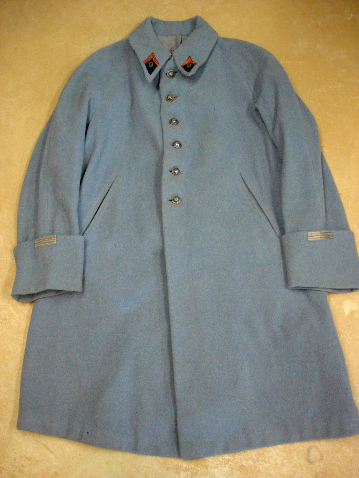Manteau bleu horizon du 9e Cuirassier.